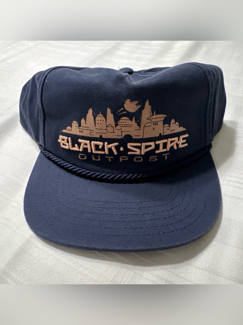 Disney Star Wars Galaxy's Edge Navy Spire Outpost Adult Hat Cap New 2025